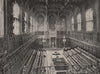 Interior of The House of Lords. London. Politics 1896 old antique print