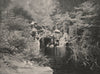 The Cascade, Virginia Water. Surrey. Landscapes 1896 old antique print picture