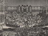 A Temperance Demonstration at the Crystal Palace. London 1896 old print