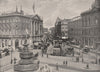 Piccadilly Circus. London 1896 old antique vintage print picture