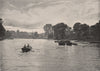 Twickenham Ferry. London. Ships 1896 old antique vintage print picture