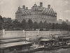 New Scotland Yard. London 1896 old antique vintage print picture