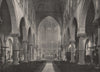 The Pro-Cathedral, Kensington. London. Churches 1896 old antique print picture