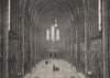 The Royal Palace of Justice. The Great Hall. London 1896 old antique print