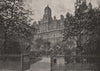 The London School board offices. London. Education 1896 old antique print