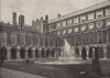 Hampton Court Palace. Fountain Court. London. Historic Houses 1896 old print