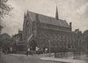 Westbourne Park Chapel. London. Churches 1896 old antique print picture