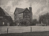 Queen Elizabeth's Lodge, Chingford. London 1896 old antique print picture