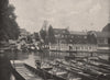 Thames Ditton. Surrey 1896 old antique vintage print picture