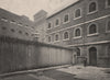 Newgate. The Central Courtyard. London 1896 old antique vintage print picture