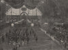 The Military Pageant at the Royal Military tournament, 1895. London 1896 print