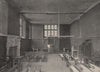 Harrow School. The fourth form room. London. Education 1896 old antique print