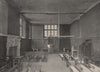 Harrow School. The fourth form room. London. Education 1896 old antique print