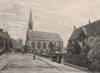 Harrow School. The Chapel and Library. London. Education 1896 old print