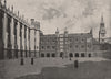 Christ's Hospital. London 1896 old antique vintage print picture
