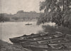 Buckingham Palace, from St. James's Park. London. Historic Houses 1896 print