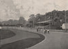 Cycling at Herne Hill. London 1896 old antique vintage print picture