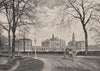 Dulwich College. London. Education 1896 old antique vintage print picture