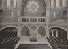 Union Chapel, Islington. London. Churches 1896 old antique print picture