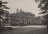 Camden House, Chislehurst. London 1896 old antique vintage print picture