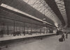 In Euston Station. London. Railways 1896 old antique vintage print picture