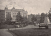 Leicester Square. London 1896 old antique vintage print picture