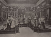 At Madame Tussaud's. London 1896 old antique vintage print picture