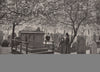Bunyan's Tomb in Bunhill fields. London 1896 old antique vintage print picture