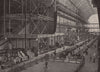 Dog show at The Crystal Palace (1895). London 1896 old antique print picture