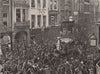 The Lord Mayor's Procession (1895), Fleet Street. London 1896 old print