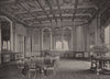 Windsor Castle. The State Dining Room. Berkshire 1896 old antique print