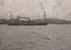 Woolwich, from the river. London 1896 old antique vintage print picture