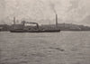 Woolwich, from the river. London 1896 old antique vintage print picture