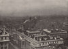 View from St. Paul's looking North-East. London 1896 old antique print picture