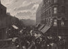 Wentworth Street market. Petticoat Lane. Sunday morning. London 1896 old print