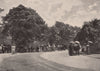 Cycling in Battersea Park. London 1896 old antique vintage print picture
