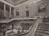 Hall and Staircase of Stafford House. London 1896 old antique print picture