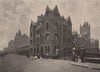 Columbia Market. London. Markets 1896 old antique vintage print picture
