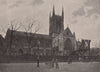 St. Saviour's, Southwark. London. Churches 1896 old antique print picture