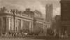 BANK OF ENGLAND. City of London. Horse & carriage. SHEPHERD 1828 old print