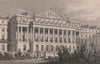 REGENTS PARK. The Centre of Cumberland Terrace. London. SHEPHERD 1828 print