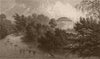 REGENT'S PARK. The Colosseum (demolished 1874) & lake. London. SHEPHERD 1828