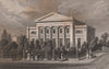 REGENT'S PARK. Gloucester Lodge. Gloucester Gate. London. SHEPHERD 1828 print