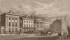 REGENT'S PARK. Clarence Terrace. London. SHEPHERD 1828 old antique print