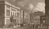 REGENT STREET United Service Military club Haymarket theatre Opera colonade 1828