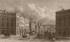 REGENT STREET. View from Piccadilly Circus. London. SHEPHERD 1828 old print