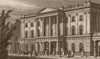 FINSBURY CIRCUS. The London Institution. London. SHEPHERD 1828 old print
