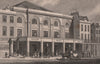 LAMBETH. Surrey Theatre, Blackfriars Road. London. SHEPHERD 1828 old print