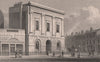 WESTMINSTER ROAD. Asylum for the Indigent blind. London. SHEPHERD 1828 print