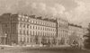 PIMLICO. North east side of Belgrave Square. London. SHEPHERD 1828 old print
